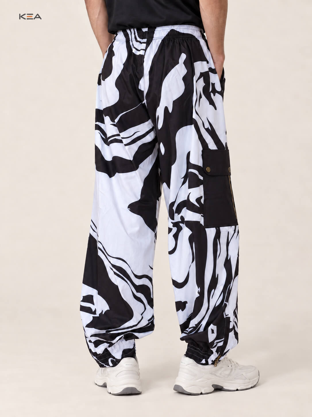 Marble Wide Leg Cargo Pant
