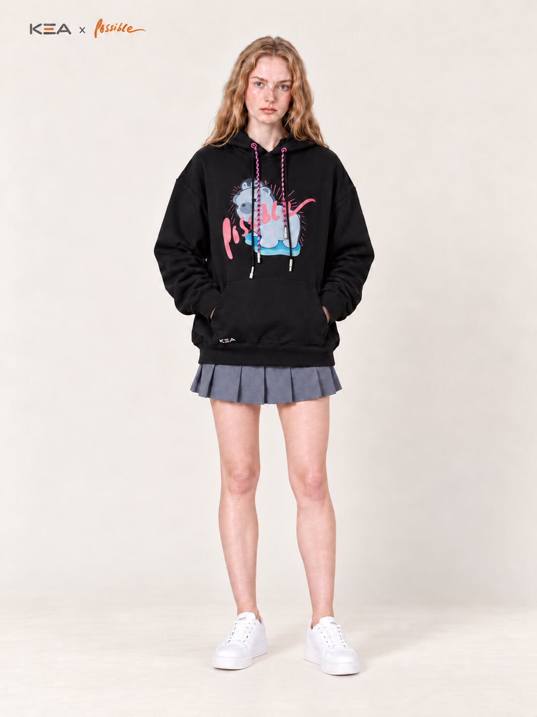 Possible Static Pink Hoodie