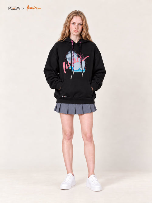 Possible Static Pink Hoodie