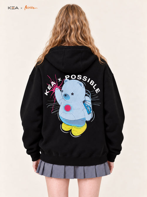 Possible Static Pink Hoodie
